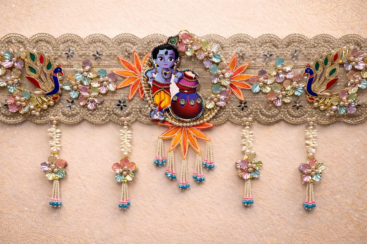 Bal Krishna Designer Door Toran Bandhanwar