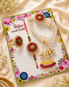 Shagun Pearl Rakhi Lumba Ring Set
