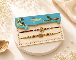 Shubh Ganesha & Krishna Rakhi Duo