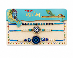 Neel Nazar Evil Eye Rakhi Trio - View 3