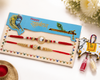 Shubh Kundan Rakhi Duo | Kundan Pearl Rakhi Set of 2 for Brother