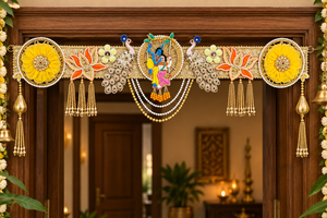 Radha Krishna Peacock Bandhanwar Toran