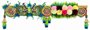 Peacock Floral Bandhanwar Toran