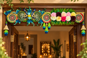 Peacock Floral Bandhanwar Toran