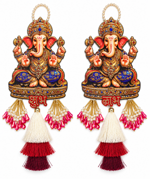 anesh Shubh Labh Wall Hanging Latkan Pair for Door & Festive Decor