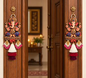 anesh Shubh Labh Wall Hanging Latkan Pair for Door & Festive Decor