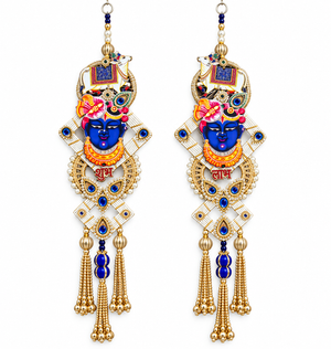Shree Nath Ji Shubh Labh Wall Hanging Latkan Pair