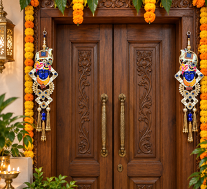 Shree Nath Ji Shubh Labh Wall Hanging Latkan Pair