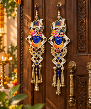 Shree Nath Ji Shubh Labh Wall Hanging Latkan Pair