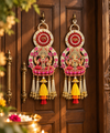 Lakshmi Ganesh Shubh Labh Wall Hanging Latkan Pair